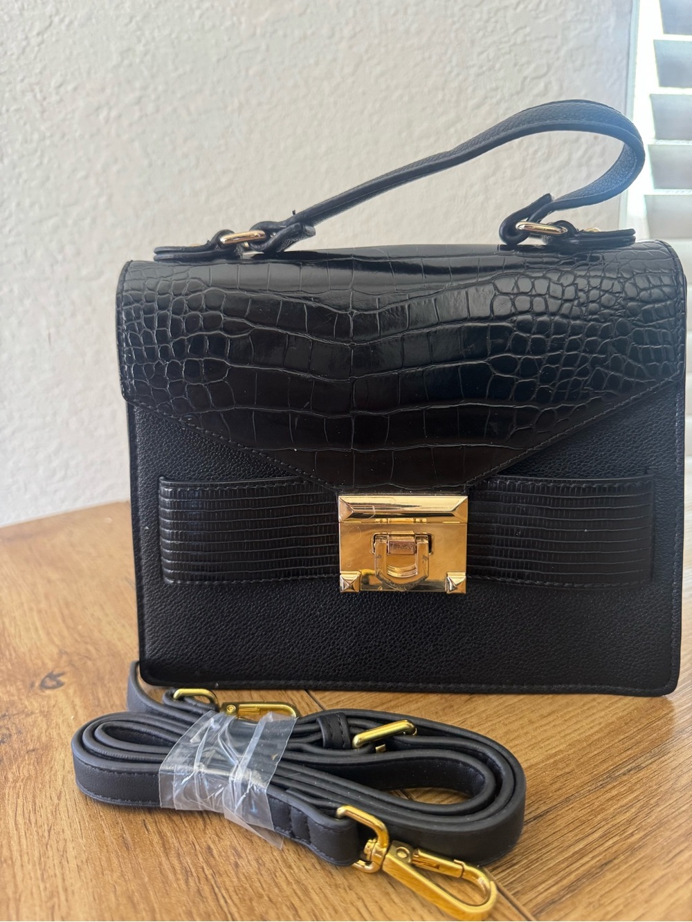 ALDO Black Crossbody Bag - Sleek Everyday Carry